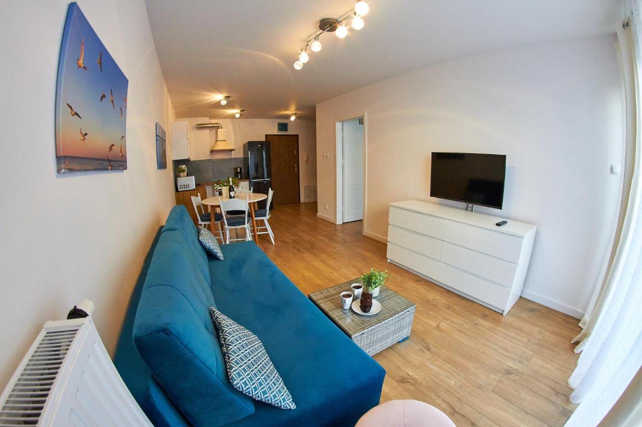 Apartamentyprzymorzu Baltycki Z Miejscem Postojowym I Ogrodkiem 코워브제크 외부 사진